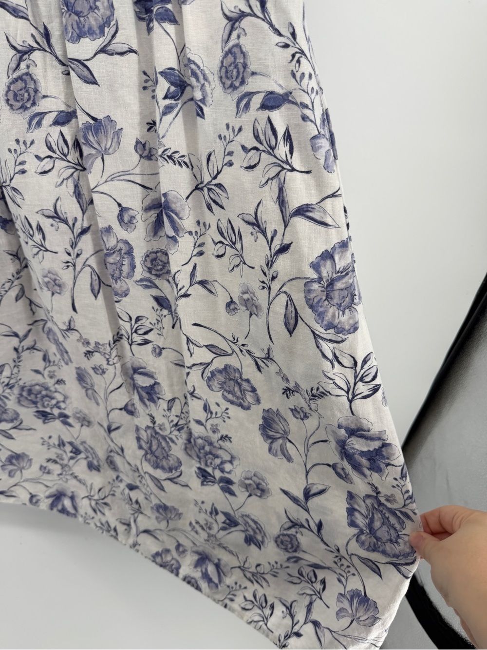 Cynthia Rowley Cottagecore Coquette Linen Floral Button Front Midi Sundress Sz6 - Picture 9 of 12